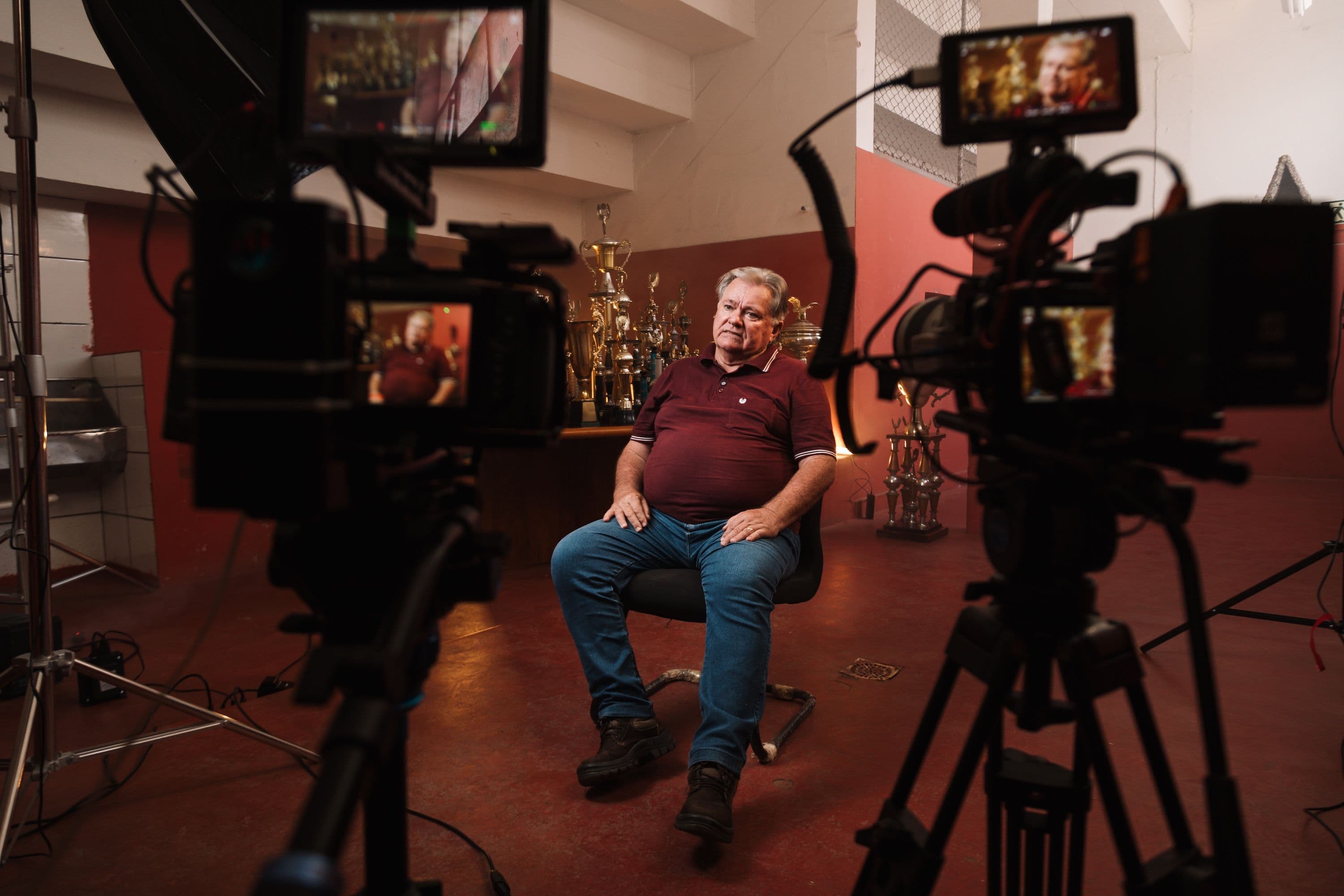 Bastidores produção